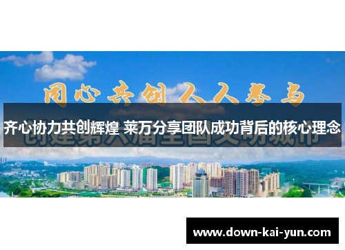 齐心协力共创辉煌 莱万分享团队成功背后的核心理念
